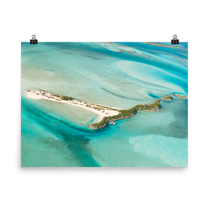 Flying Over The Bahamas Print