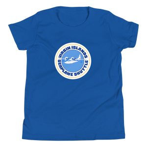 Virgin Islands Seaplane Shuttle Unisex Youth Crew Neck T-Shirt