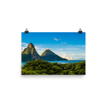 Load image into Gallery viewer, St. Lucia&#39;s Pitons Print