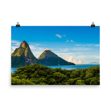 Load image into Gallery viewer, St. Lucia&#39;s Pitons Print