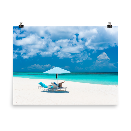 Anguilla Beach Day Print