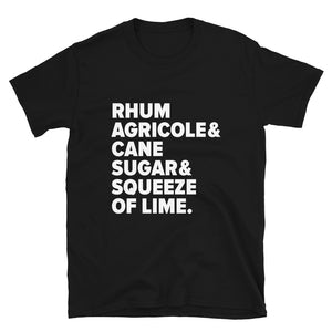 Ti' Punch Recipe Short-Sleeve Unisex T-Shirt