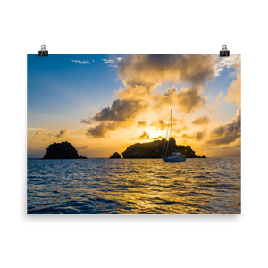 St. Barths Sunset Print