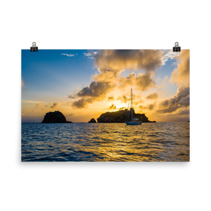 St. Barths Sunset Print