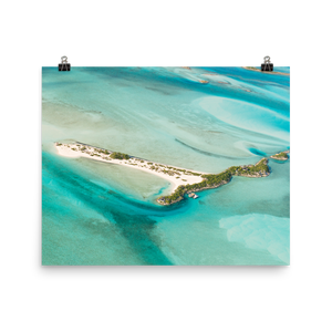 Flying Over The Bahamas Print