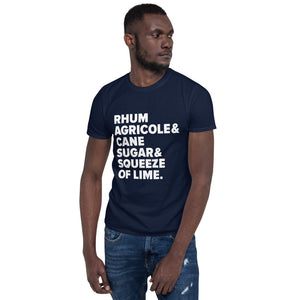 Ti' Punch Recipe Short-Sleeve Unisex T-Shirt