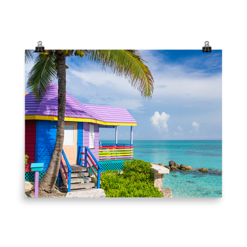 Colorful Compass Point Print