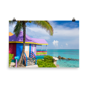 Colorful Compass Point Print