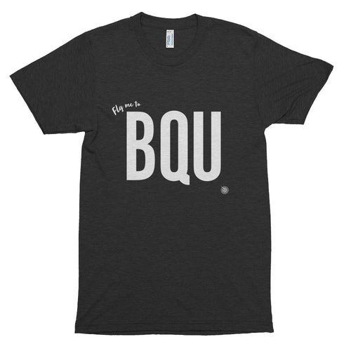 Fly me to Bequia (BQU) Short Sleeve Soft T-Shirt