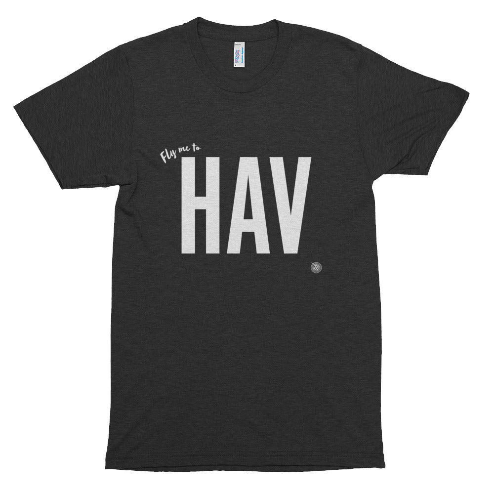 Fly me to Havana (HAV) Short Sleeve Soft T-Shirt